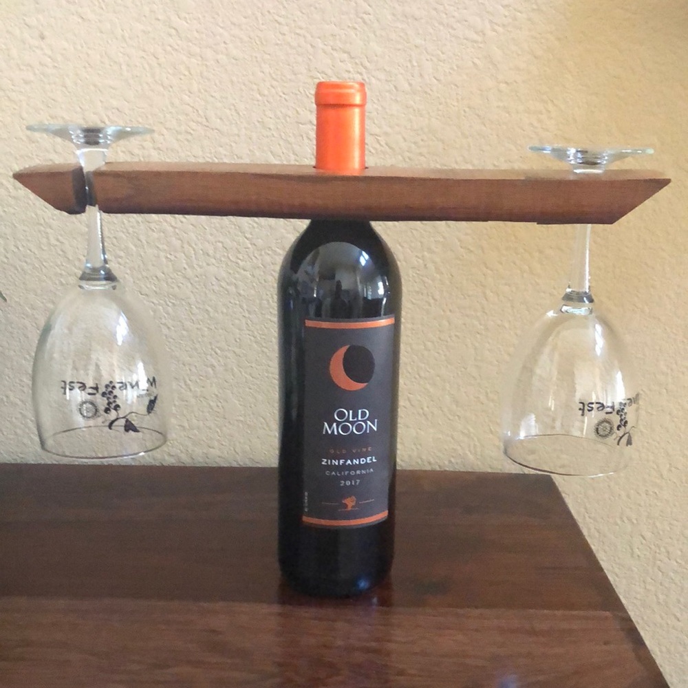 Wine glass caddy